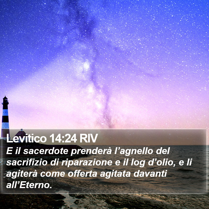 Levitico 14:24 RIV Bible Study