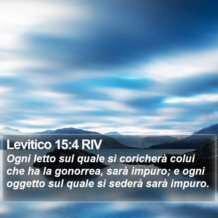 Levitico 15:4 RIV Bible Study