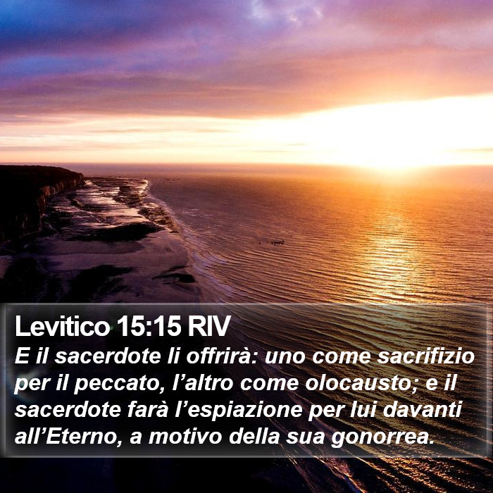 Levitico 15:15 RIV Bible Study