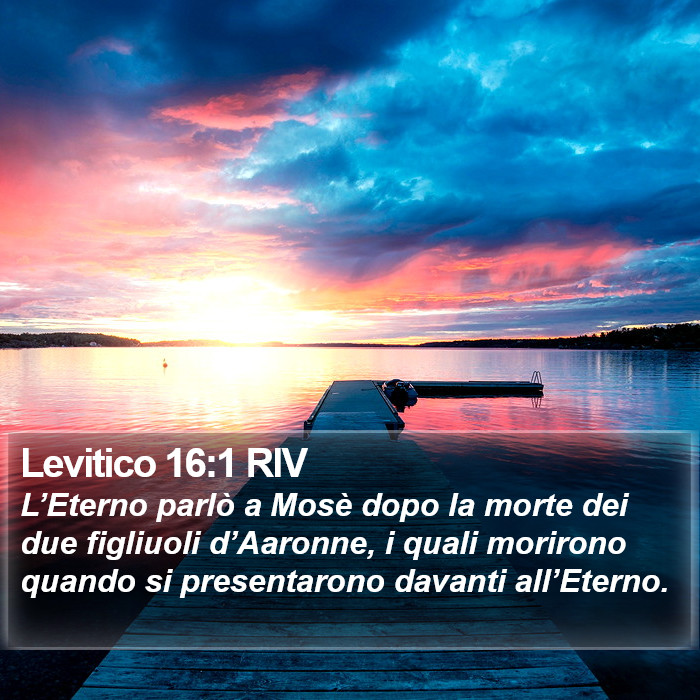 Levitico 16:1 RIV Bible Study