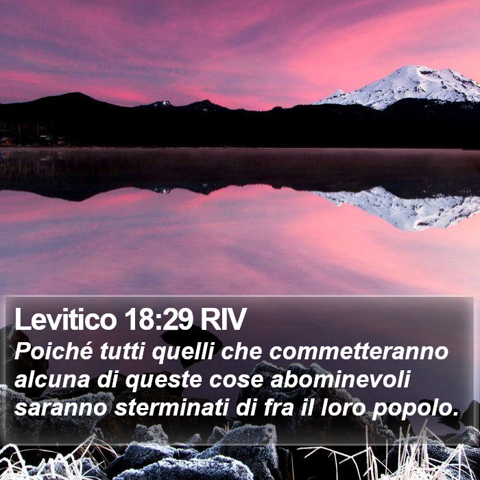 Levitico 18:29 RIV Bible Study