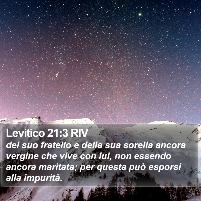 Levitico 21:3 RIV Bible Study