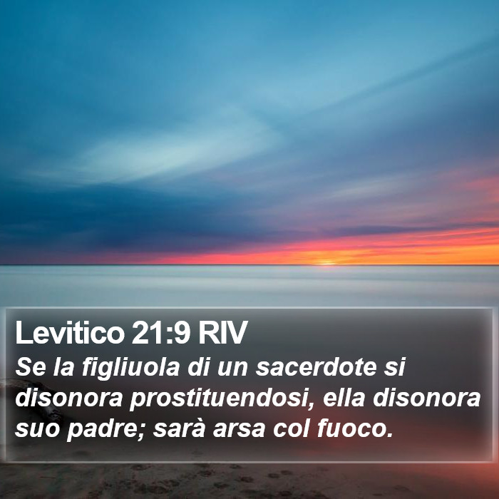 Levitico 21:9 RIV Bible Study