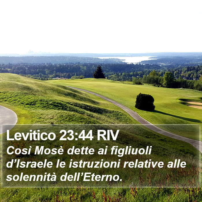 Levitico 23:44 RIV Bible Study