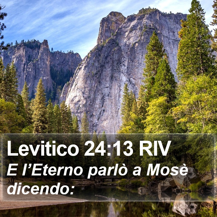 Levitico 24:13 RIV Bible Study