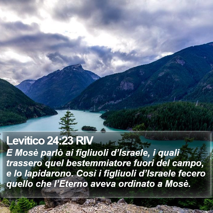 Levitico 24:23 RIV Bible Study