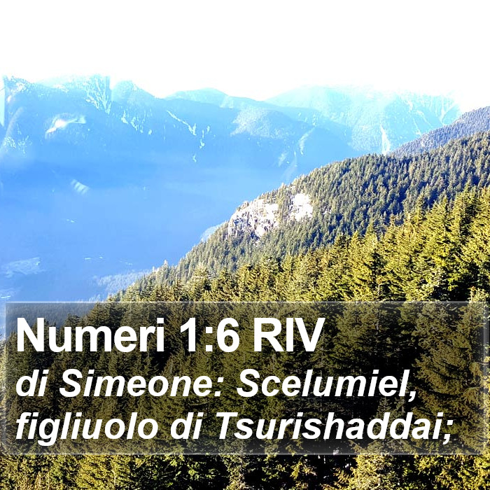 Numeri 1:6 RIV Bible Study