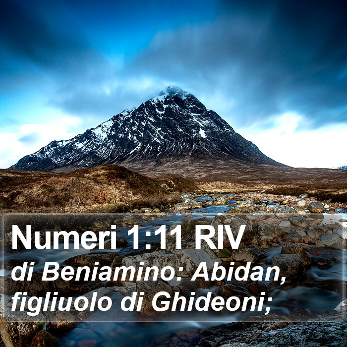 Numeri 1:11 RIV Bible Study