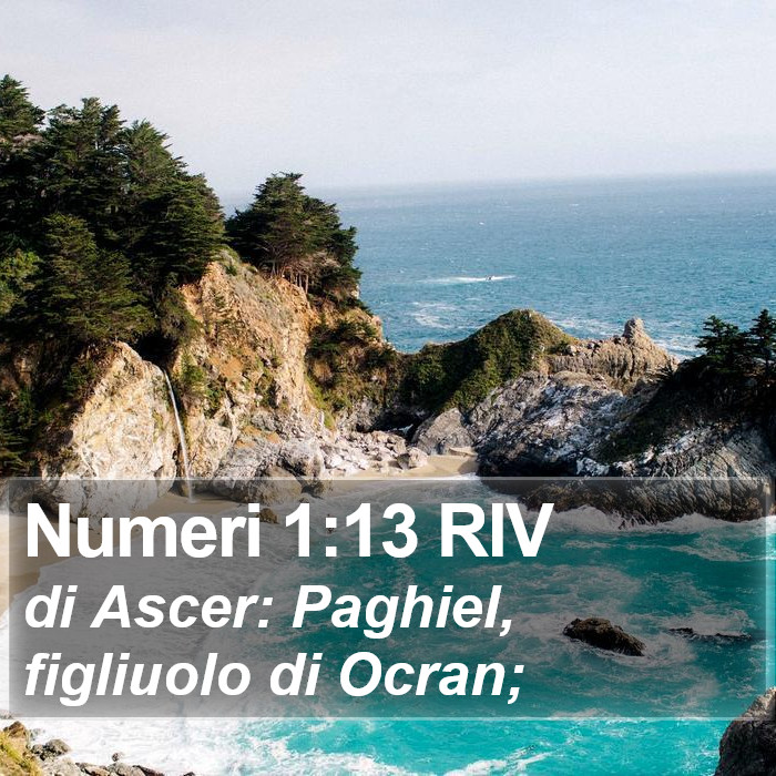 Numeri 1:13 RIV Bible Study