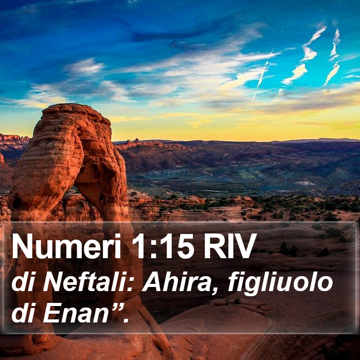 Numeri 1:15 RIV Bible Study