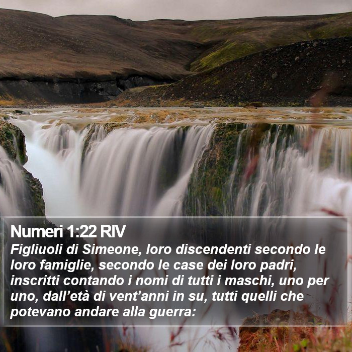 Numeri 1:22 RIV Bible Study