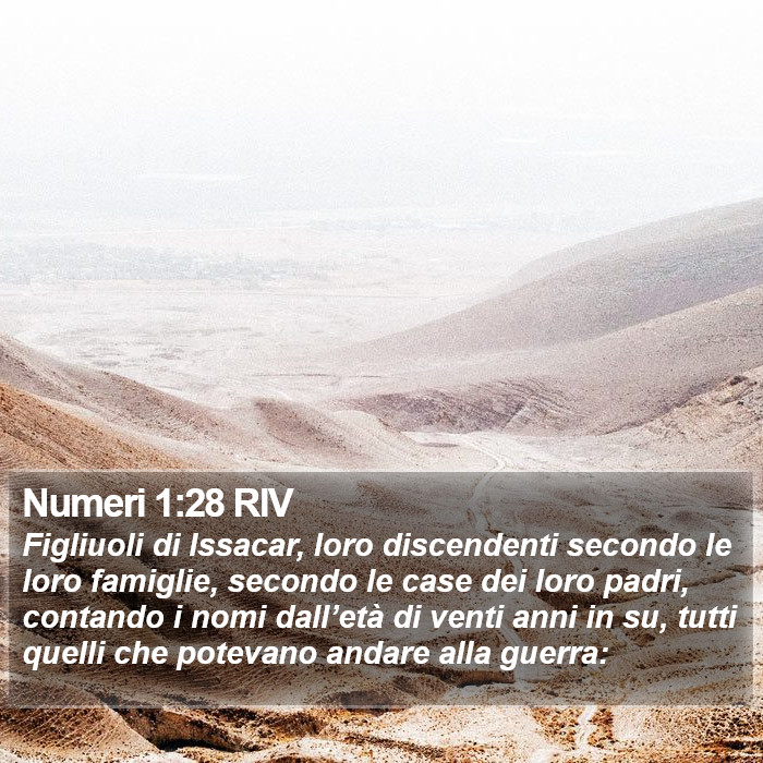 Numeri 1:28 RIV Bible Study