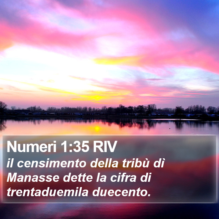 Numeri 1:35 RIV Bible Study