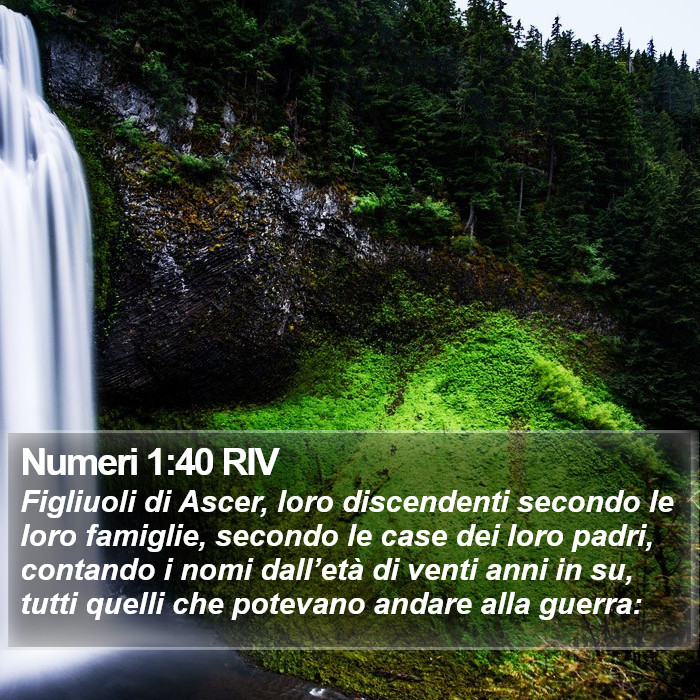 Numeri 1:40 RIV Bible Study