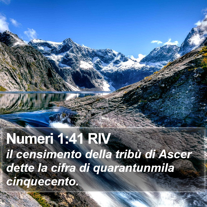 Numeri 1:41 RIV Bible Study