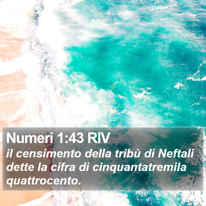 Numeri 1:43 RIV Bible Study