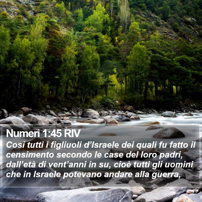 Numeri 1:45 RIV Bible Study