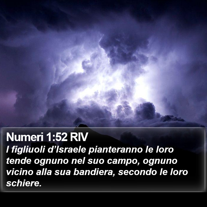 Numeri 1:52 RIV Bible Study