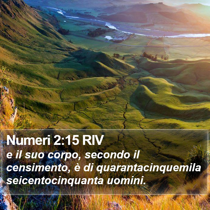 Numeri 2:15 RIV Bible Study