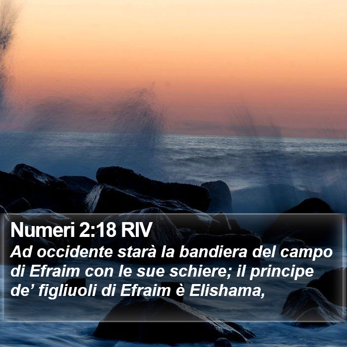 Numeri 2:18 RIV Bible Study