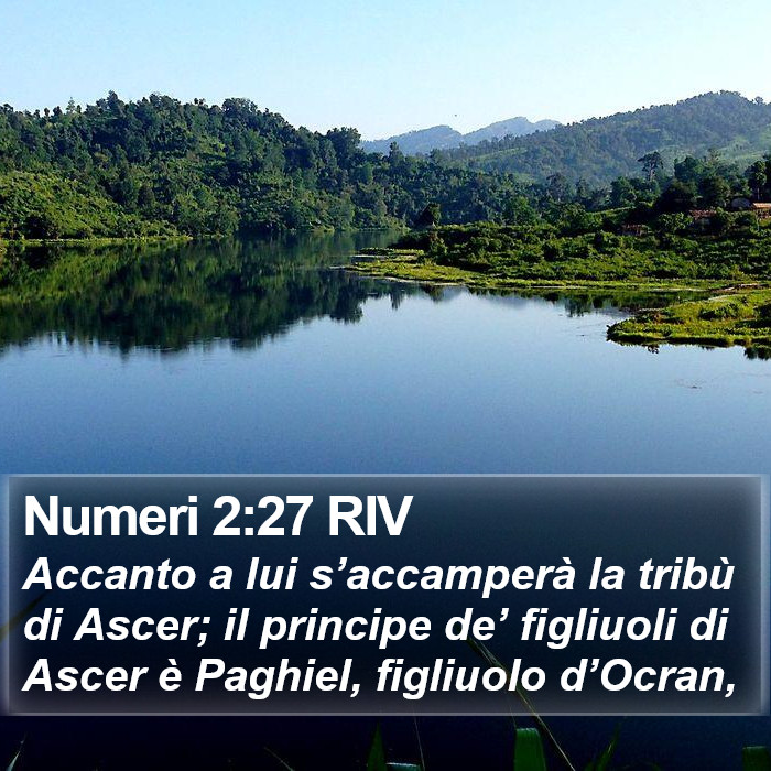 Numeri 2:27 RIV Bible Study