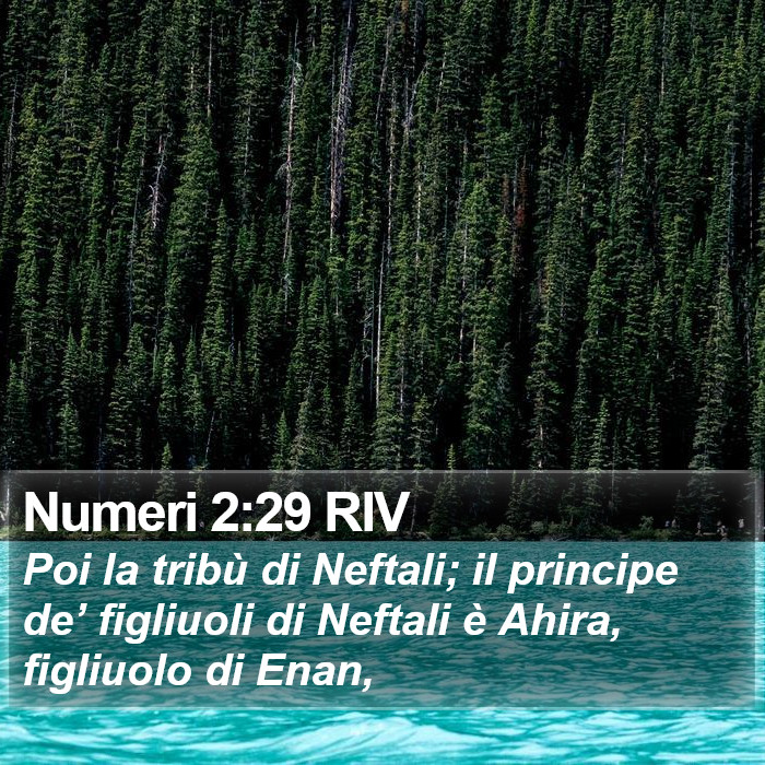 Numeri 2:29 RIV Bible Study