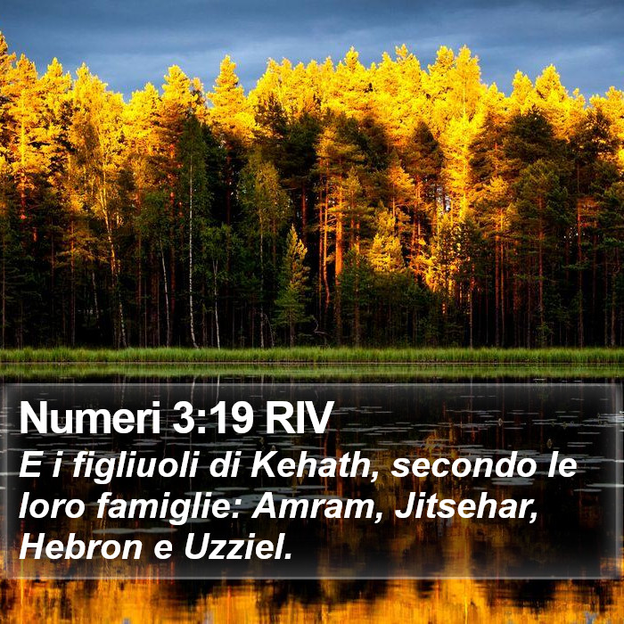 Numeri 3:19 RIV Bible Study