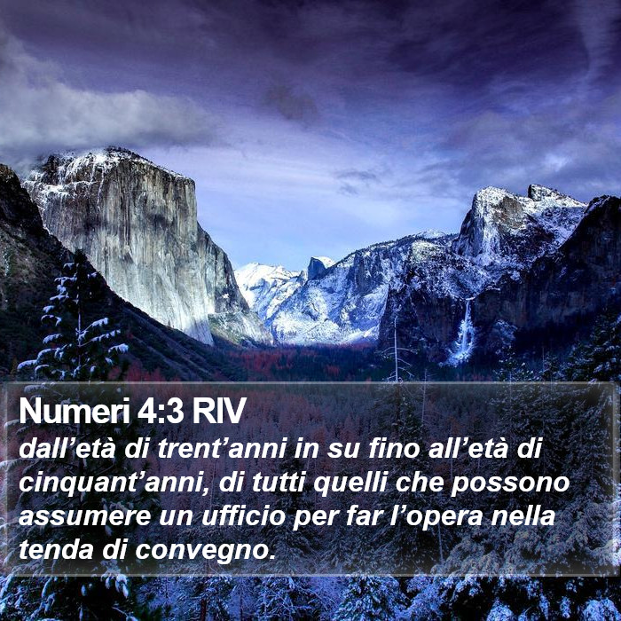 Numeri 4:3 RIV Bible Study