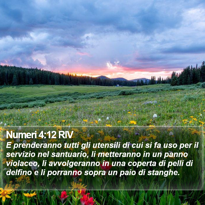 Numeri 4:12 RIV Bible Study