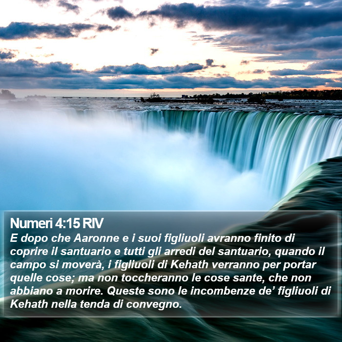 Numeri 4:15 RIV Bible Study