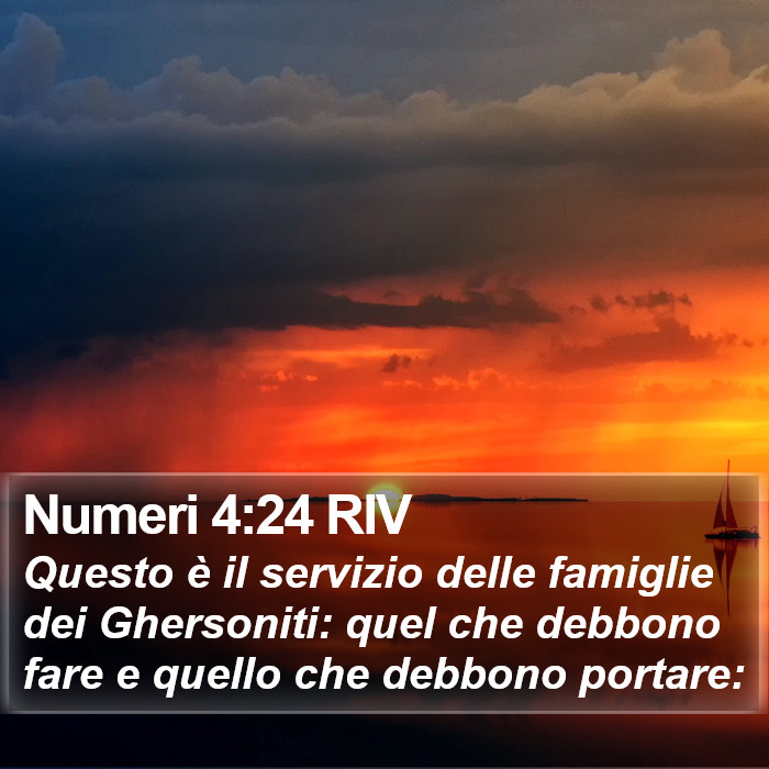 Numeri 4:24 RIV Bible Study