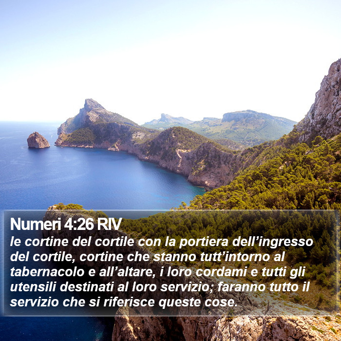 Numeri 4:26 RIV Bible Study