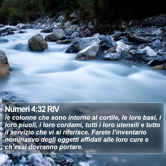 Numeri 4:32 RIV Bible Study