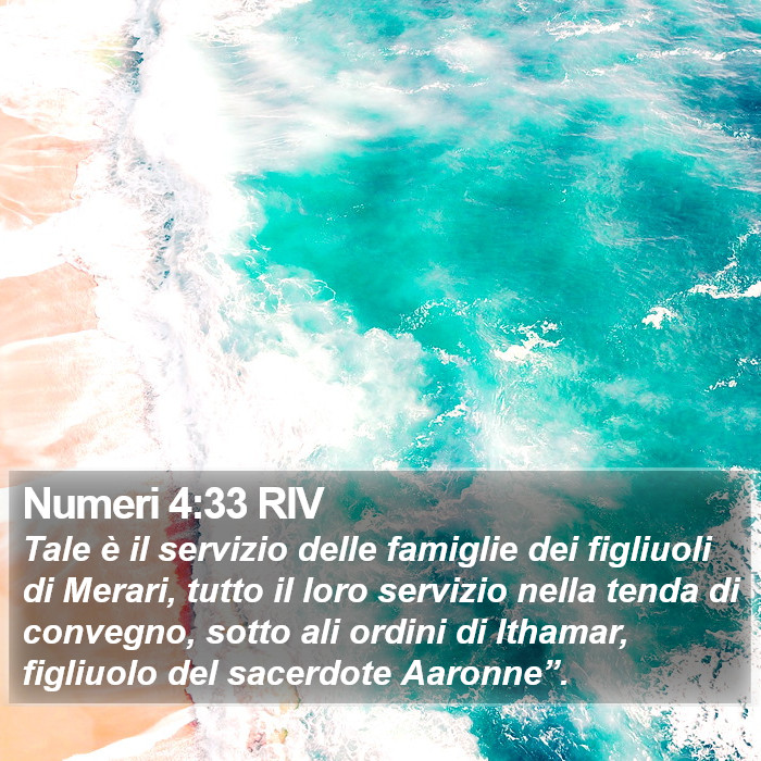 Numeri 4:33 RIV Bible Study