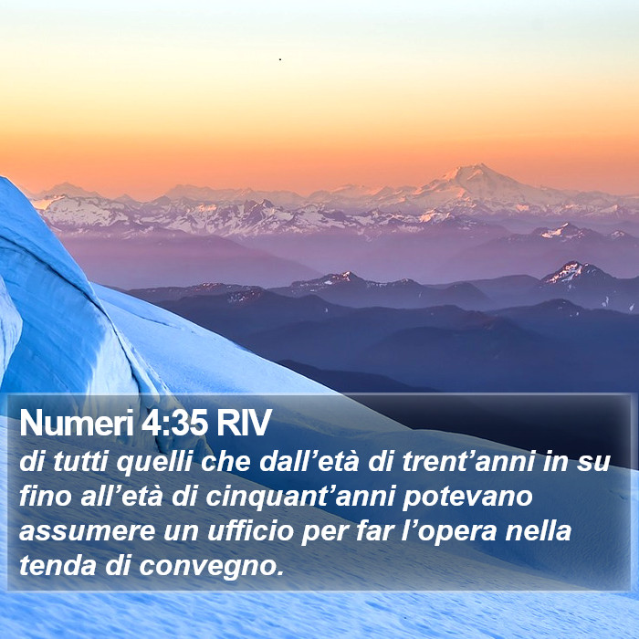 Numeri 4:35 RIV Bible Study