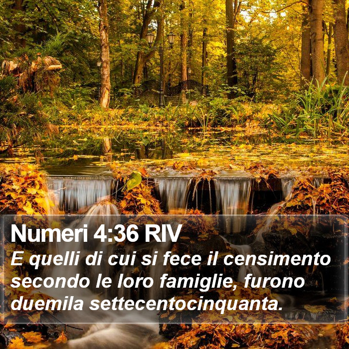 Numeri 4:36 RIV Bible Study