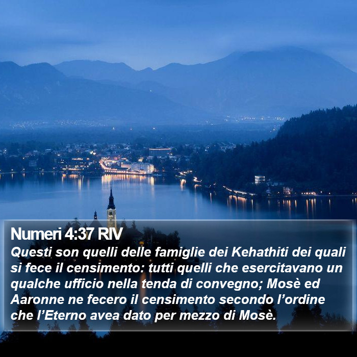 Numeri 4:37 RIV Bible Study