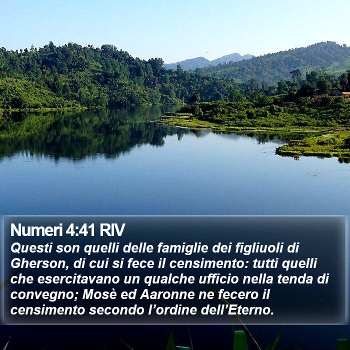 Numeri 4:41 RIV Bible Study