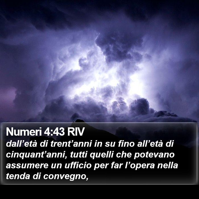 Numeri 4:43 RIV Bible Study