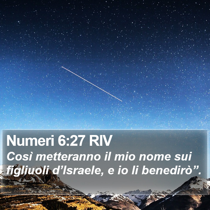 Numeri 6:27 RIV Bible Study