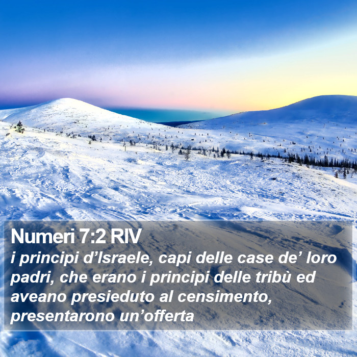 Numeri 7:2 RIV Bible Study