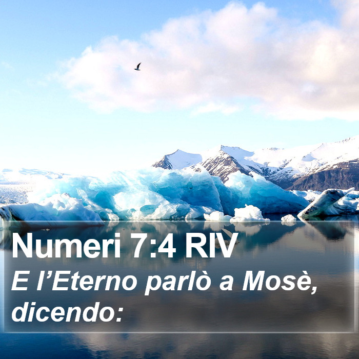 Numeri 7:4 RIV Bible Study