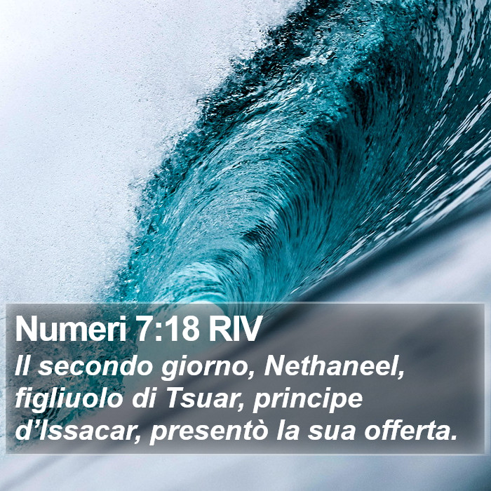 Numeri 7:18 RIV Bible Study