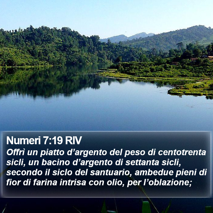 Numeri 7:19 RIV Bible Study