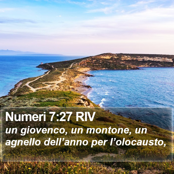 Numeri 7:27 RIV Bible Study