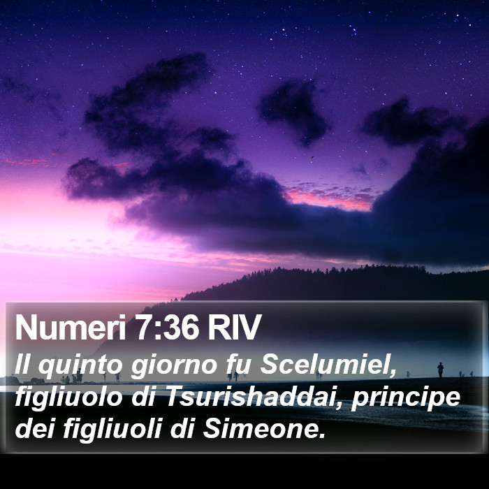 Numeri 7:36 RIV Bible Study