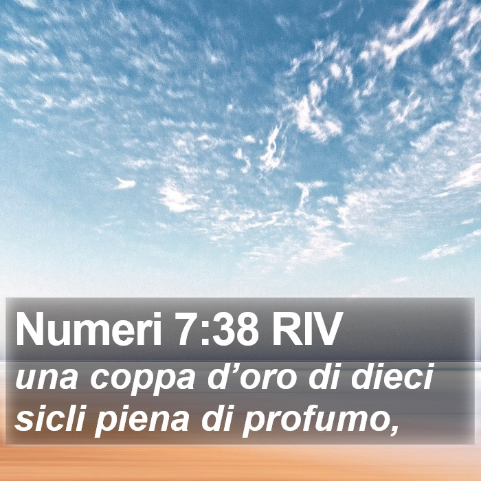 Numeri 7:38 RIV Bible Study