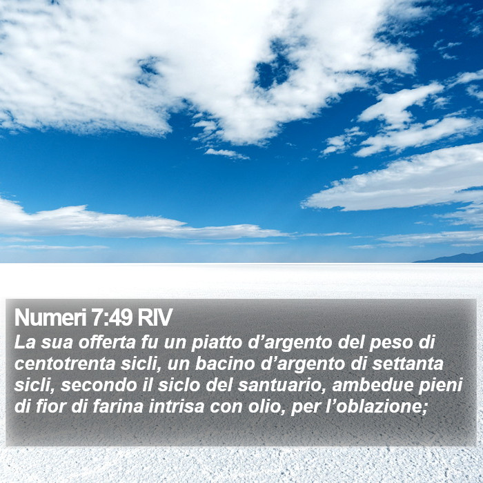 Numeri 7:49 RIV Bible Study