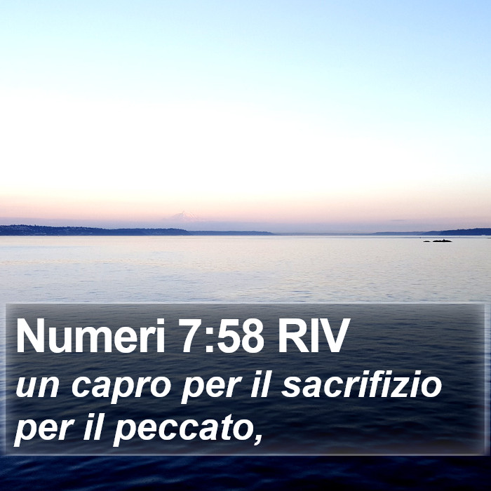 Numeri 7:58 RIV Bible Study