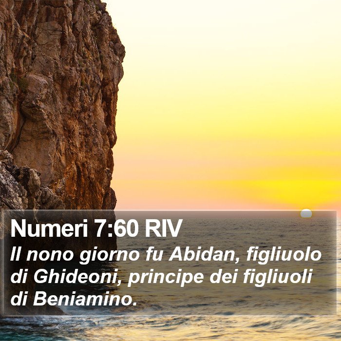 Numeri 7:60 RIV Bible Study